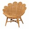 Bali & Pari Blossom Bohemian Honey Rattan Accent Flower Chair 245-13636-ZORO - alternate 1